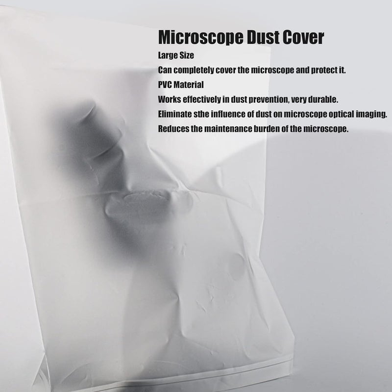 Topyond Microscope Dust Cover, PVC Dustproof Protective Accessory (31.5 X 25.59in) for Maintenance, Microscope Cover Keep Your Microscope Clean and Protected During Maintenance - Image 3